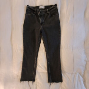 Abercrombie & Fitch Jeans Size 27 Black 90s Slim Straight High Rise